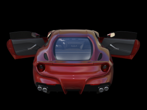 ferrari 458 sport car 3D 模型