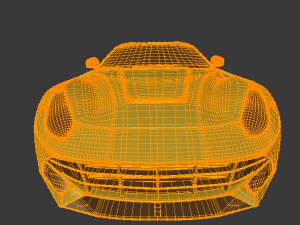 ferrari 458 sport car 3D Model