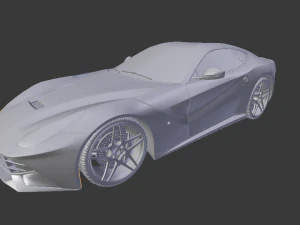 ferrari 458 sport car 3D Model