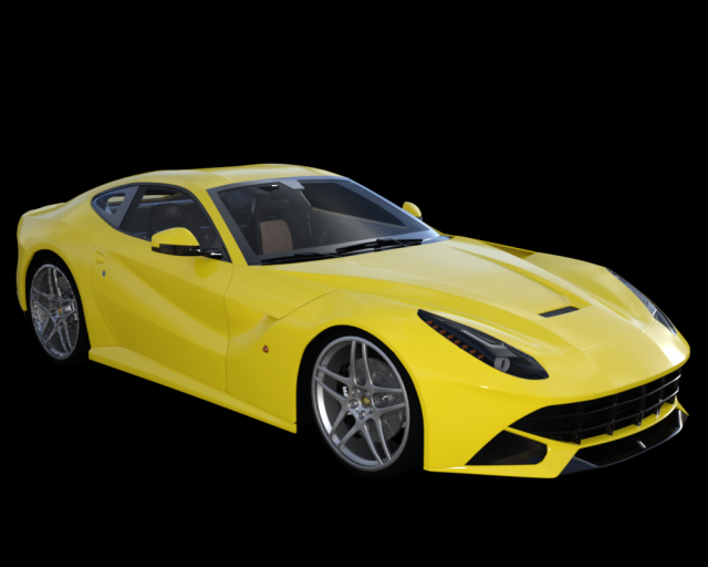 ferrari 458 sport car 3D 模型 .c4d .max .obj .3ds .fbx .stl .blend 