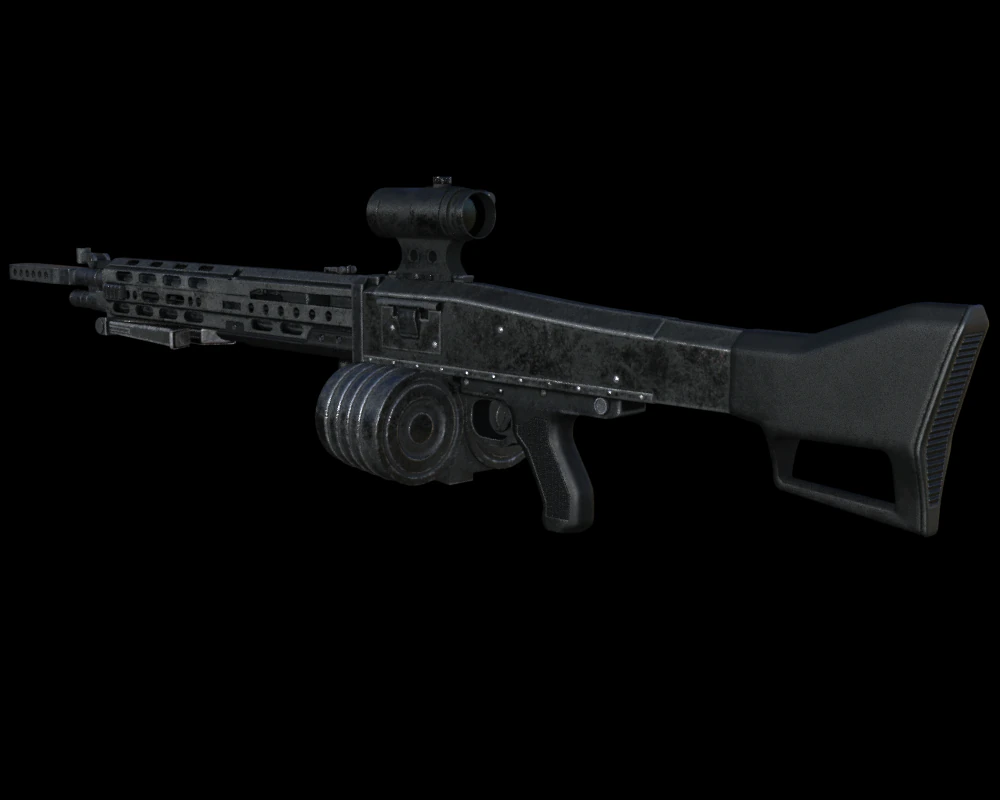 smg machine 2 3D Model .c4d .max .obj .3ds .fbx .stl .blend 