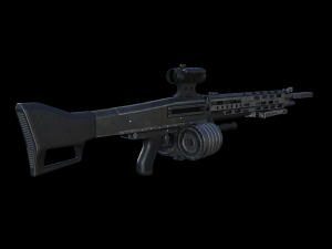 smg machine 2 3D Model