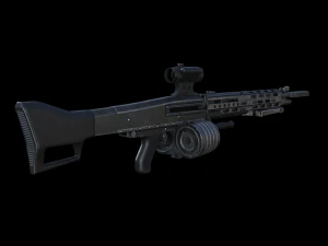 smg machine 2 3D Model