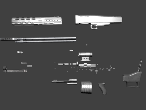 smg machine 2 3D Model