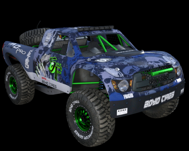 barbarian monster truck 3D 模型 .c4d .max .obj .3ds .fbx .stl .blend 