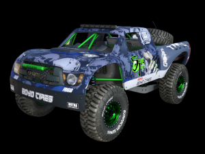 barbarian monster truck 3D 模型
