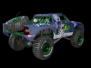 barbarian monster truck 3D 模型