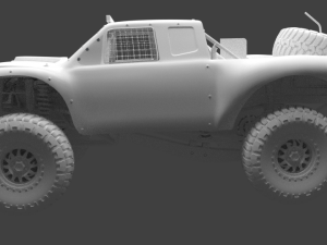barbarian monster truck 3D 模型