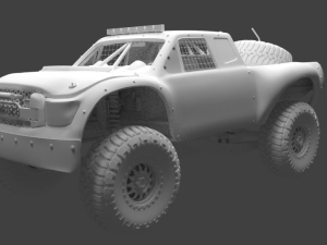 barbarian monster truck 3D 模型