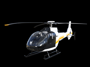 airbus helicopter 3D 模型