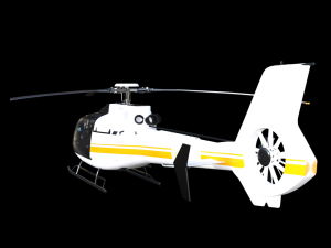 airbus helicopter 3D 模型