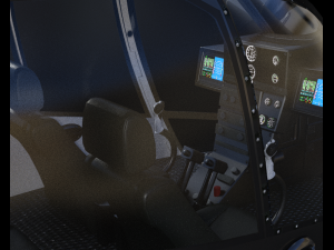 airbus helicopter 3D 模型