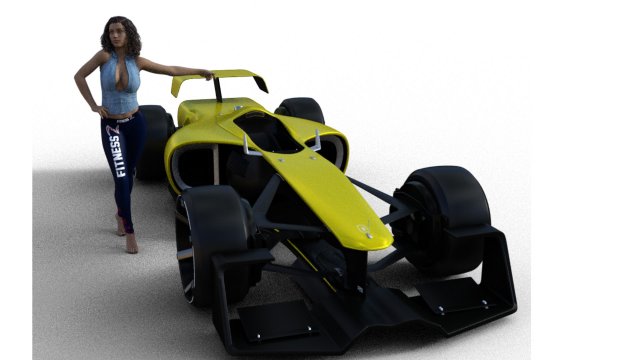 formula 1 3D-Modell .c4d .max .obj .3ds .fbx .stl .blend 