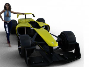 fórmula 1 Modelo 3D
