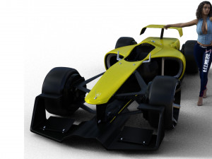 formula 1 3D-Modell