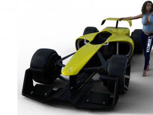 formula 1 3D Model