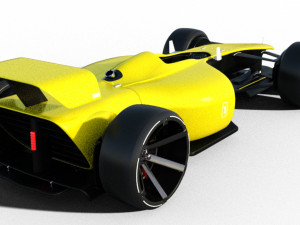 formula 1 3D-Modell