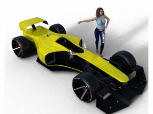 formula 1 3D-Modell