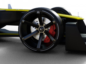formula 1 3D-Modell