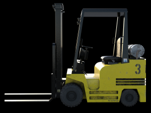 forklift truck 3D 模型