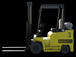 carretilla elevadora Modelo 3D