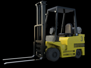 forklift truck 3D 模型
