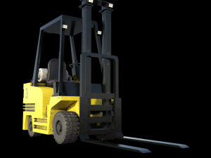 forklift truck 3D 模型