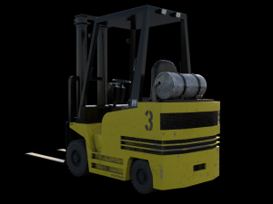forklift truck 3D 模型