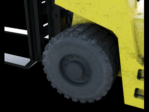 forklift truck 3D 模型