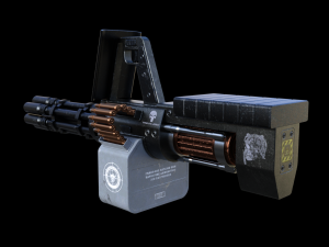 gatling 3D Model