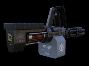 gatling 3D Модель