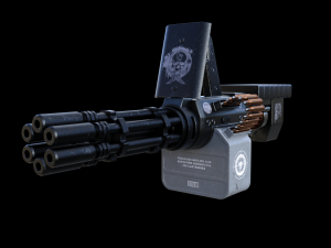 gatling 3D Модель