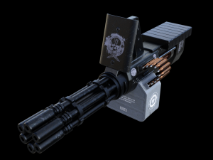 gatling 3D Модель