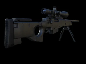 barrett m82 sniper rifle 3D Model