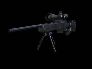 barrett m82 sniper rifle 3D Model