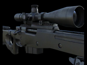 barrett m82 sniper rifle 3D Model