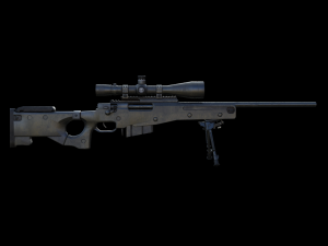 barrett m82 sniper rifle 3D Model