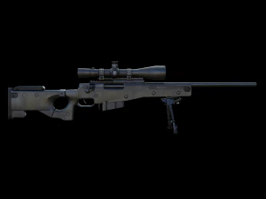 barrett m82 sniper rifle 3D Model