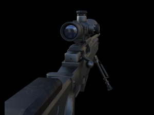 barrett m82 sniper rifle 3D Model
