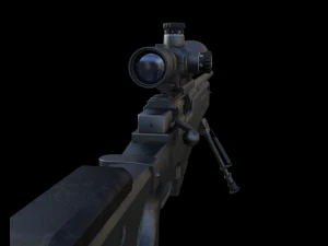 barrett m82 sniper rifle 3D Model