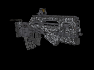 tactical assault rifle Modelo 3D