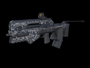 tactical assault rifle 3D Model