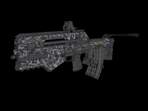 tactical assault rifle Modelo 3D