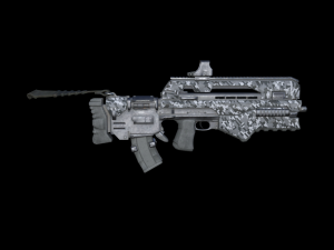tactical assault rifle Modelo 3D