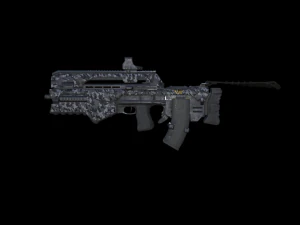 tactical assault rifle 3D Model