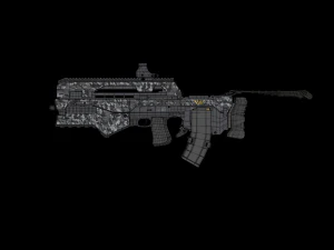 tactical assault rifle 3D Model