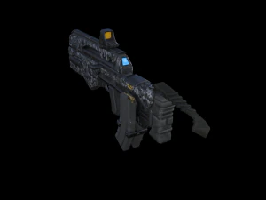tactical assault rifle 3D Model