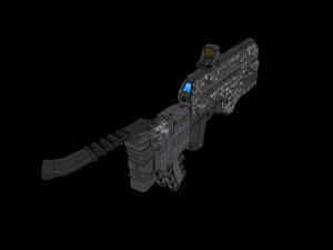 tactical assault rifle Modelo 3D