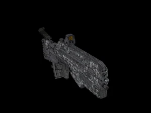 tactical assault rifle 3D Model