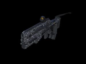 tactical assault rifle Modelo 3D